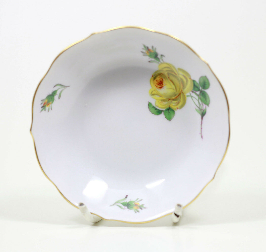 マイセン(Meissen)　モカサービス15点セット　イエローローズ　白磁　2級品