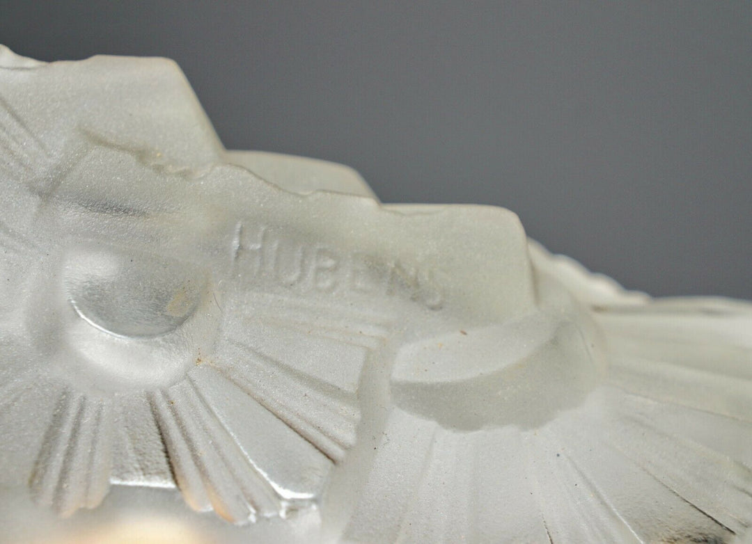 HUBENS & DEGUÉ : FRENCH 1930 ART DECO CHANDELIER ........ muller daum era France
