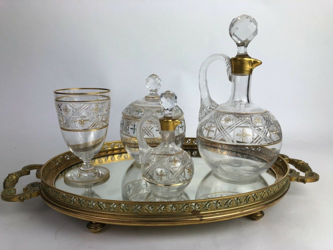 SERVICE A ABSINTHE EN CRISTAL DE BACCARAT