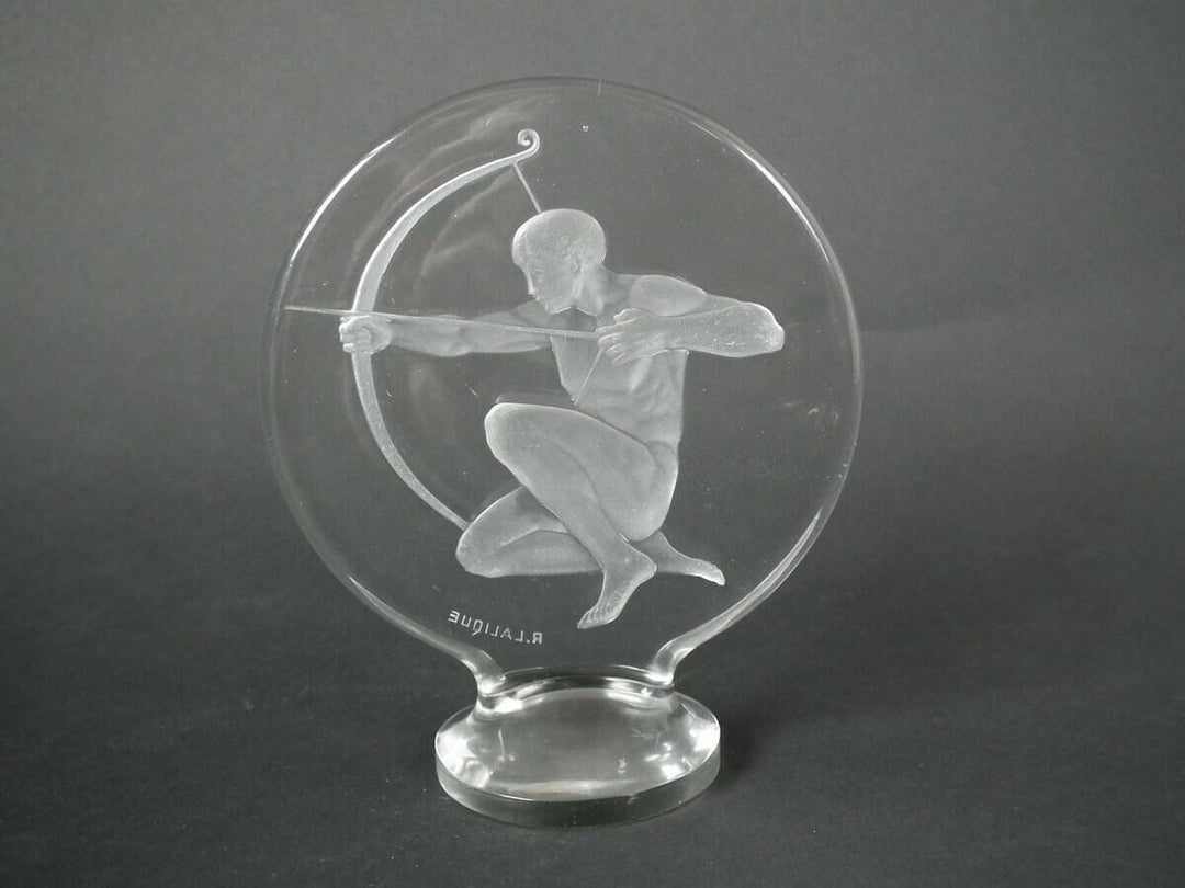 Rene Lalique Clear Glass 'Archer' Mascot
