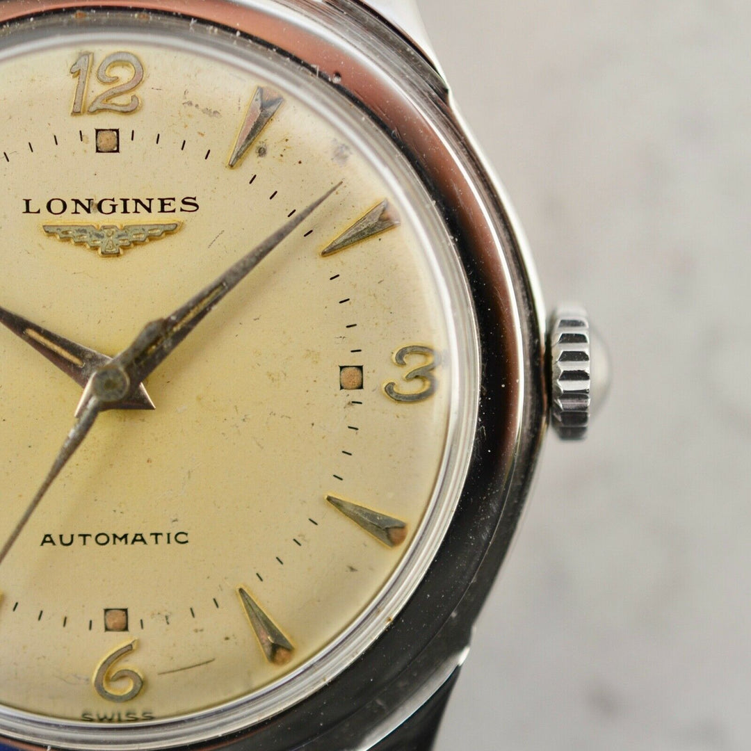 1951年　ヴィンテージ ロンジン “セイタケ“　ブレゲダイアル　腕時計22AS 参考番号6280-3 スチール製