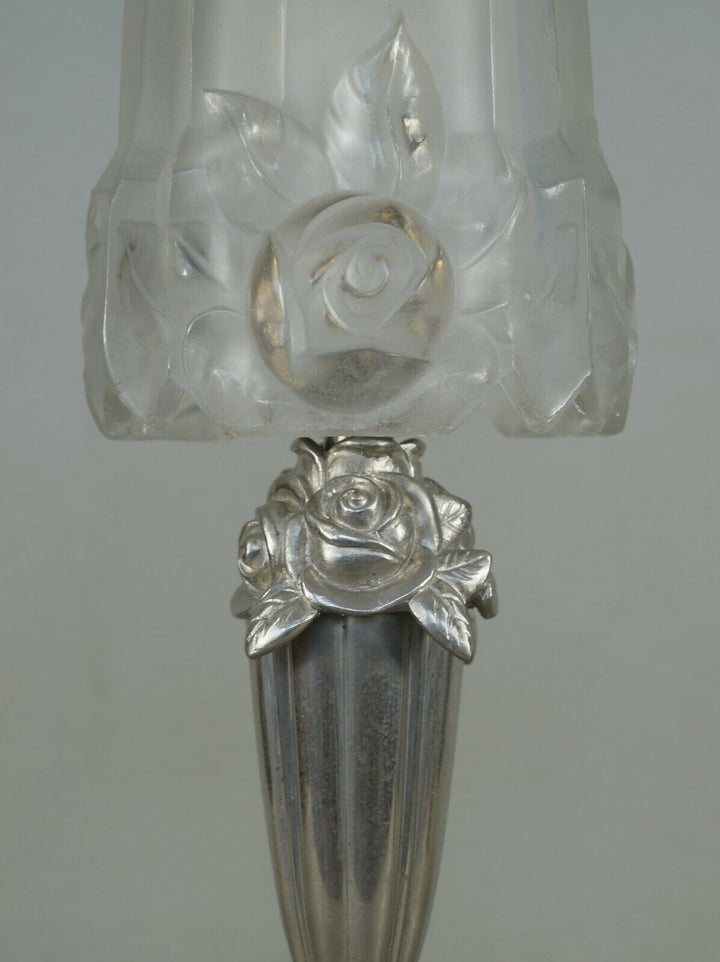 CGTEF Clemançon & Degué : French 1930 art deco lamp .......... muller era France