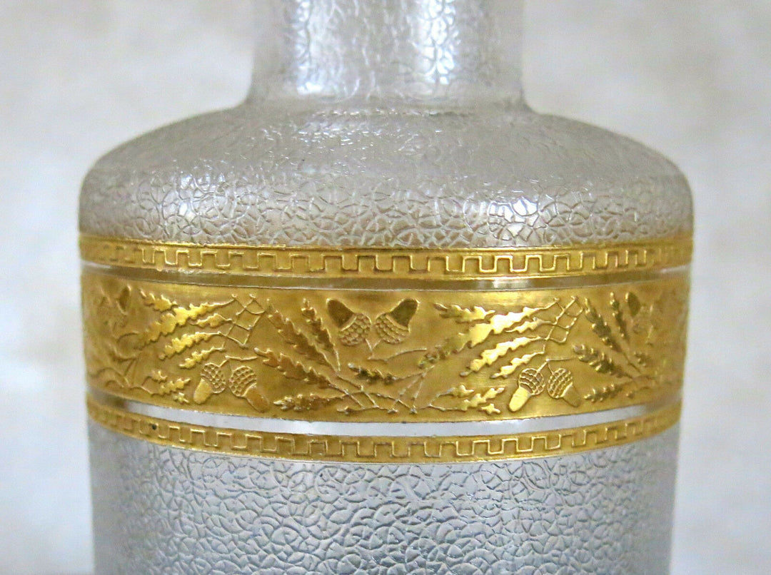 FLACON BACCARAT SAINT LOUIS, 2 très beaux flacons anciens, cristal, ART DÉCO .