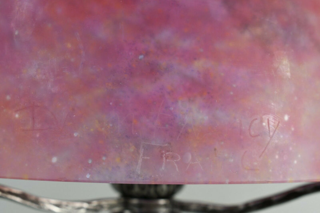 エドガー・ブラント＆ドーム兄弟　1930年　テーブルランプんのサイン