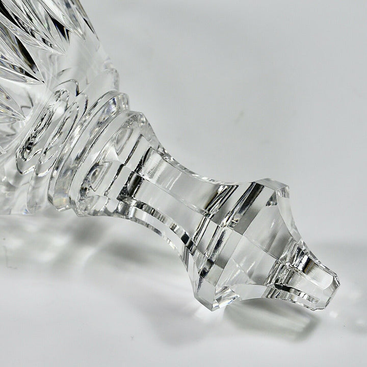 Antique French Baccarat clear crystal Urn Vase on gilt bronze Dolphins base