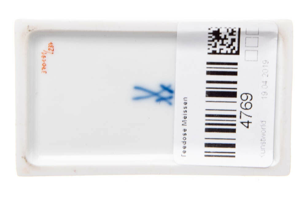 Teedose mit Storchdekor Meissen Neuer Ausschnitt 1. Wahl nach 1970