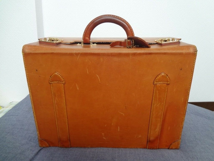 AUTH LOUIS VUITTON SPO Doctor Bag Travel Case Hand Bag Caramel Nomade