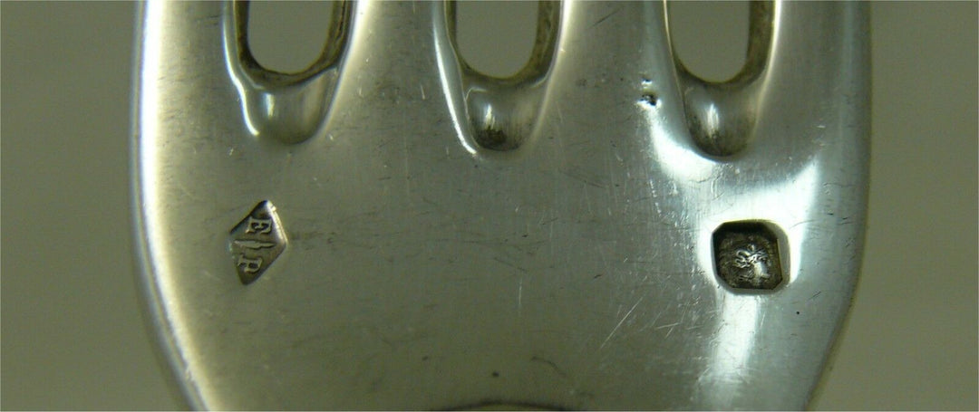 6 belles fourchettes, argent massif, Minerve, Puiforcat, excellent état.