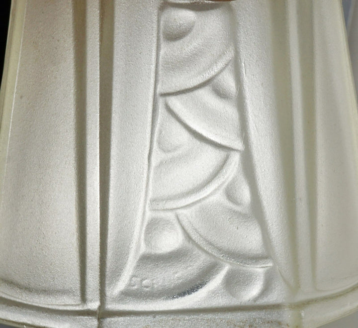 MAYNADIER & SCHNEIDER : FRENCH 1930 ART DECO LAMP .... lampe bronze muller era