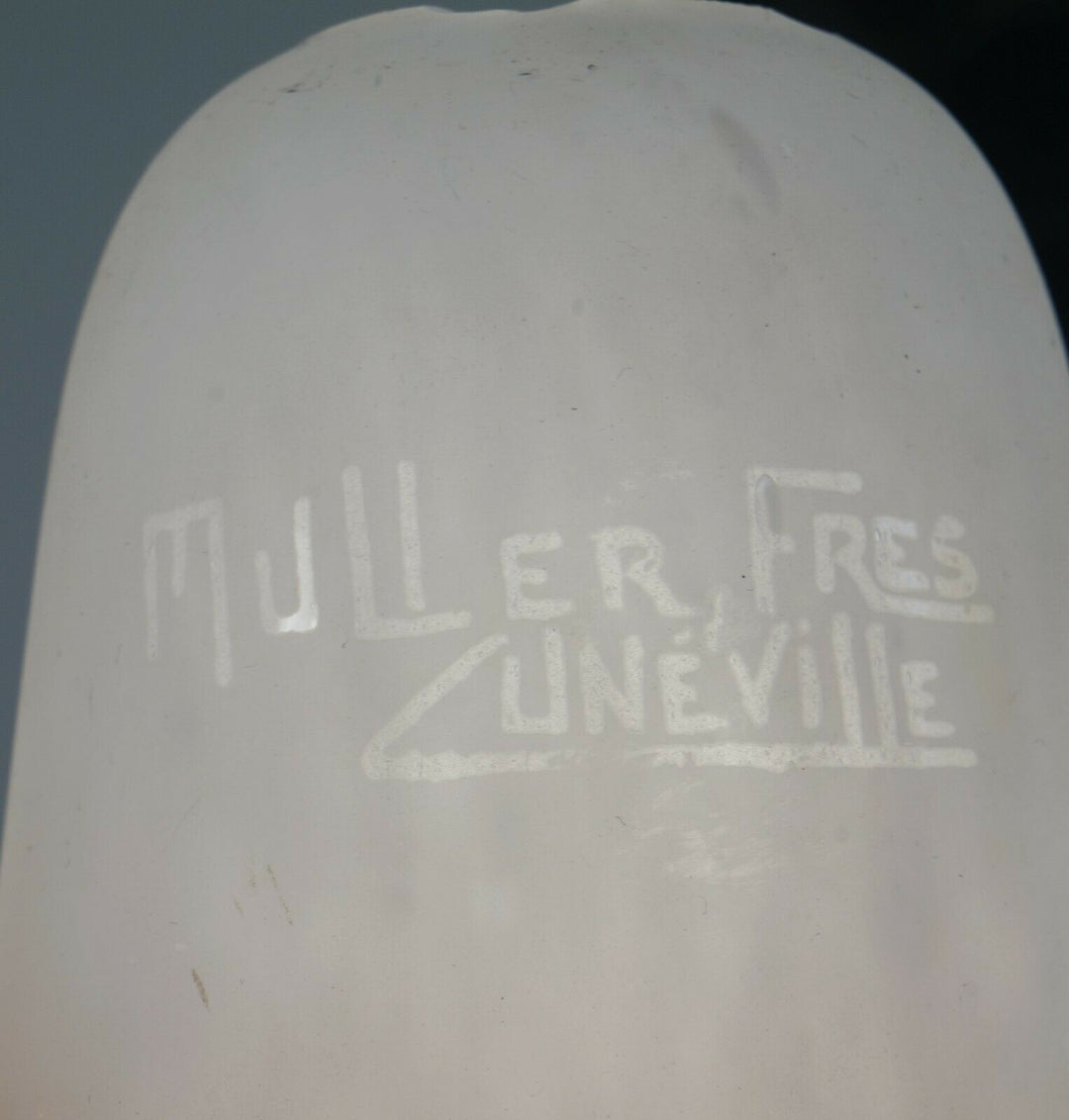 MULLER FRERES : FRENCH 1930 ART DECO LAMP . wrought iron .......... 1925 France