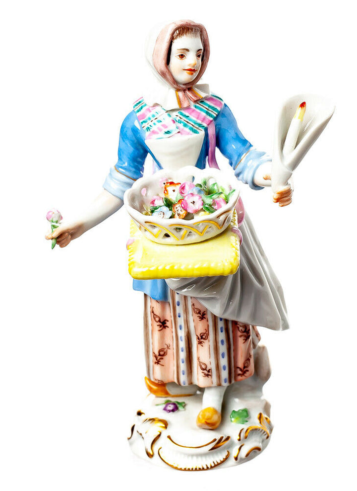 愛のマイセン人形 J.J. ケンドラ―作　パリの物売り　一級品