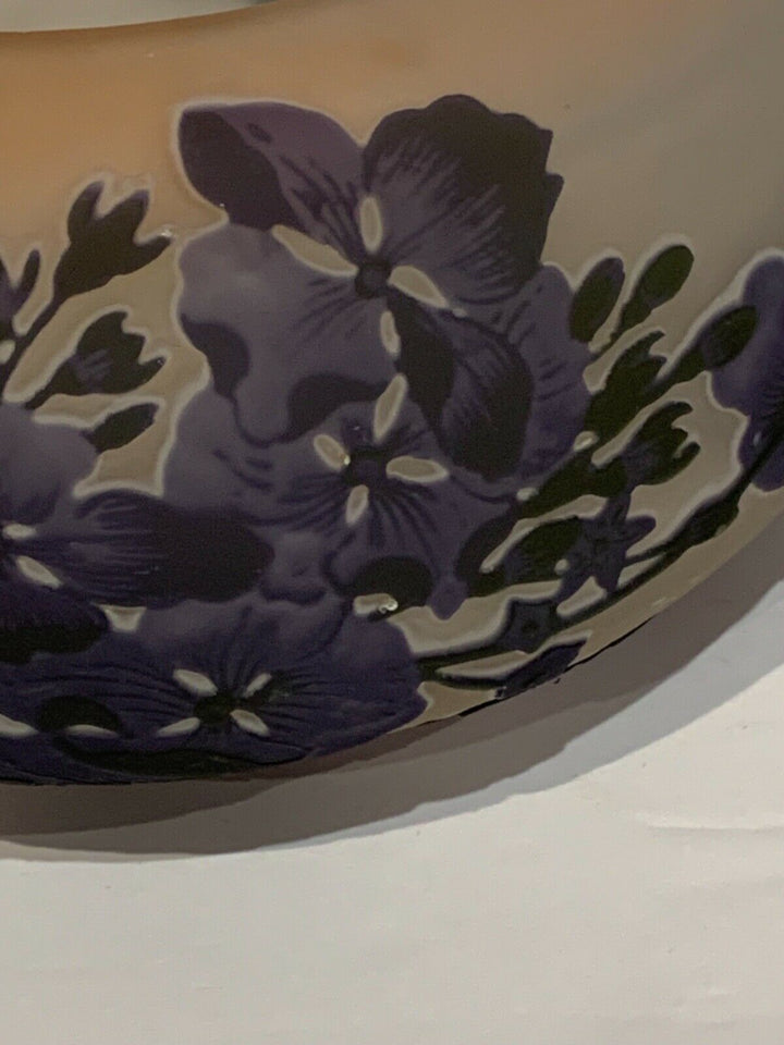 エミールガレ　紫陽花の花が描かれた器型小物入れ