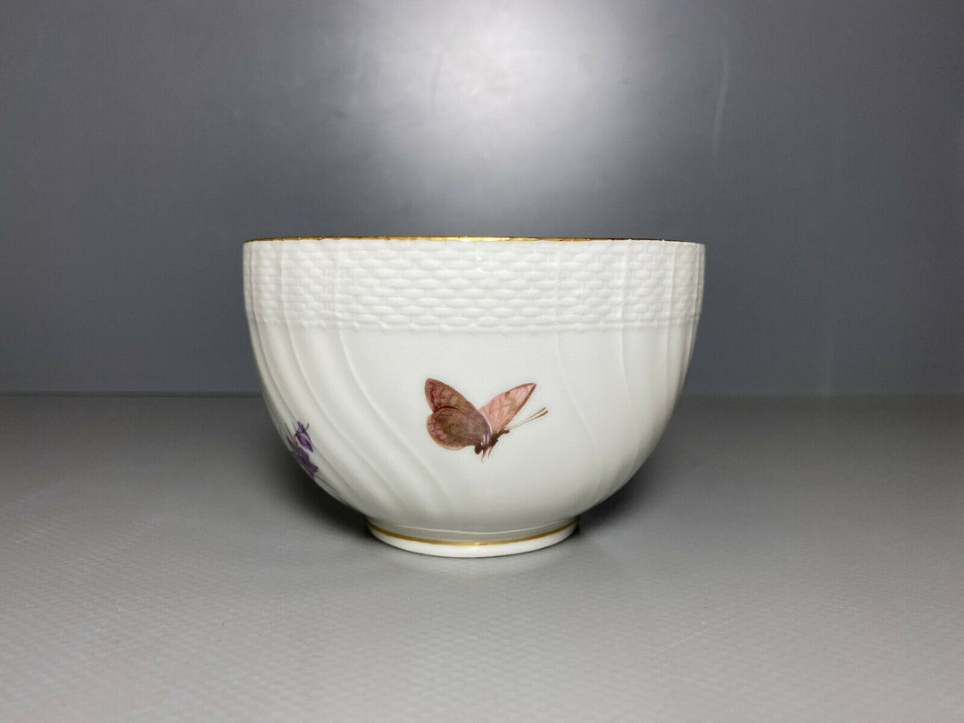 KPM BERLIN TEE GEDECK TASSE UT NEUOSIER WEICHMALEREI BLUMEN DEKOR 50 1.WAHL 1914