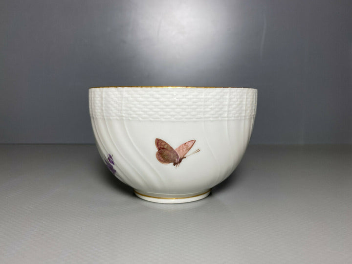 KPM BERLIN TEE GEDECK TASSE UT NEUOSIER WEICHMALEREI BLUMEN DEKOR 50 1.WAHL 1914