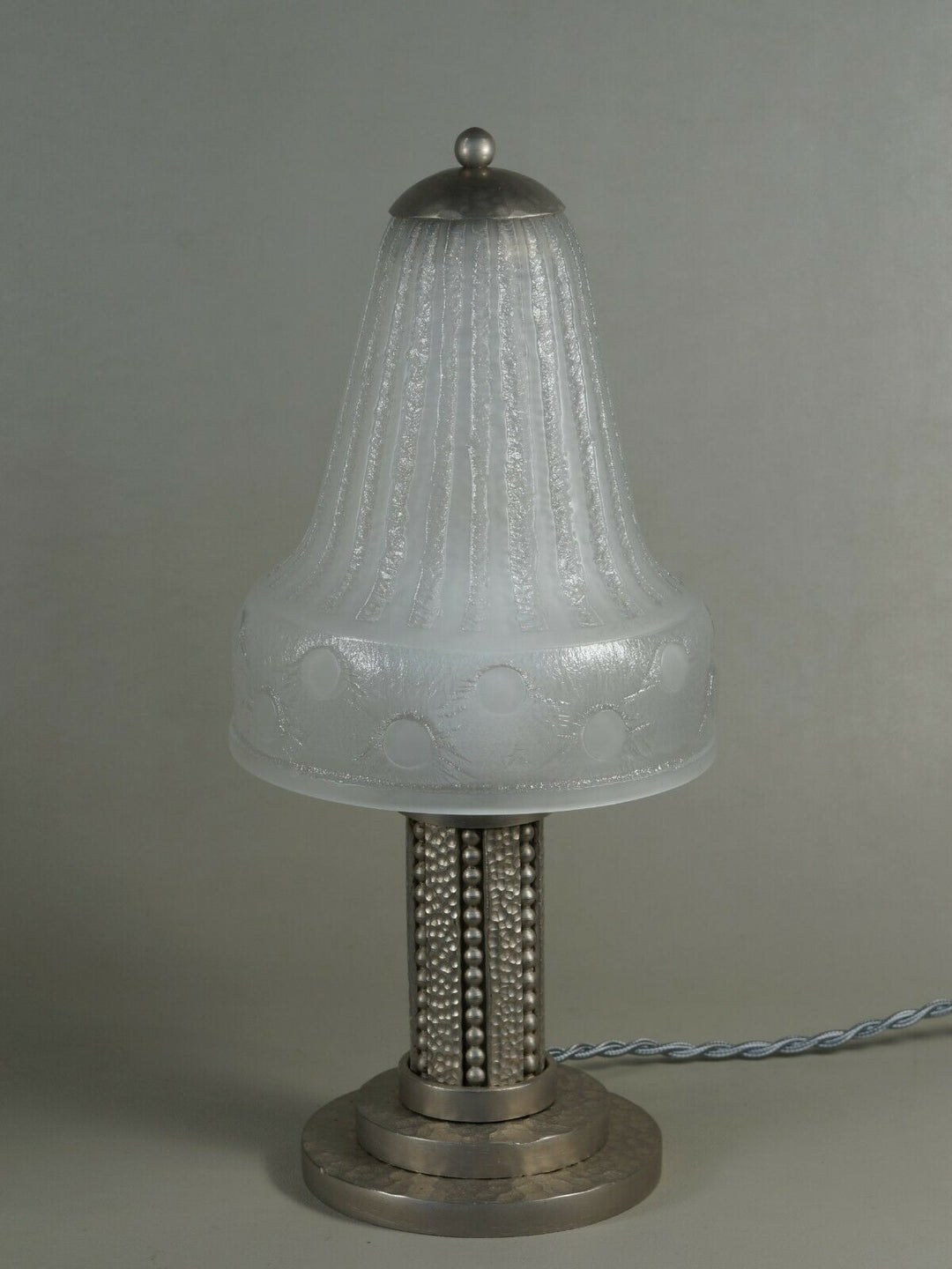 H.FOURNET & DAUM : French 1930 art deco lamp ............................ France