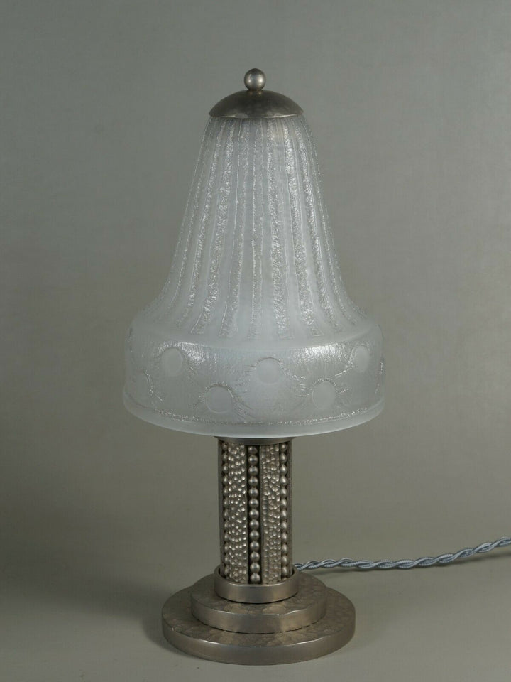 H.FOURNET & DAUM : French 1930 art deco lamp ............................ France
