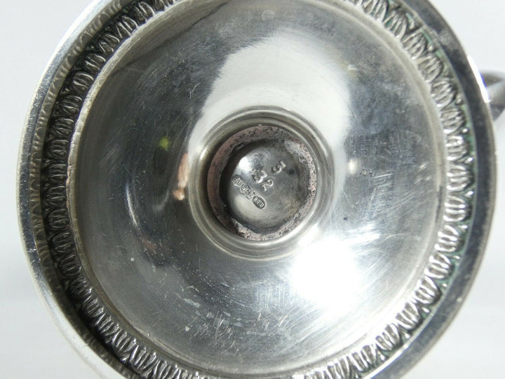 アンティークアール・デコ、イタリアン・シルバー800ティーポット、1940年頃