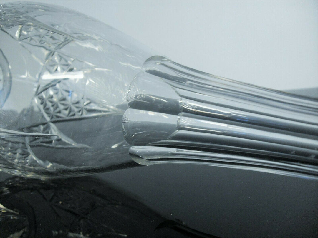 Antique Large Carafe Crystal Size Moulded Epiron Baccarat Front 1936