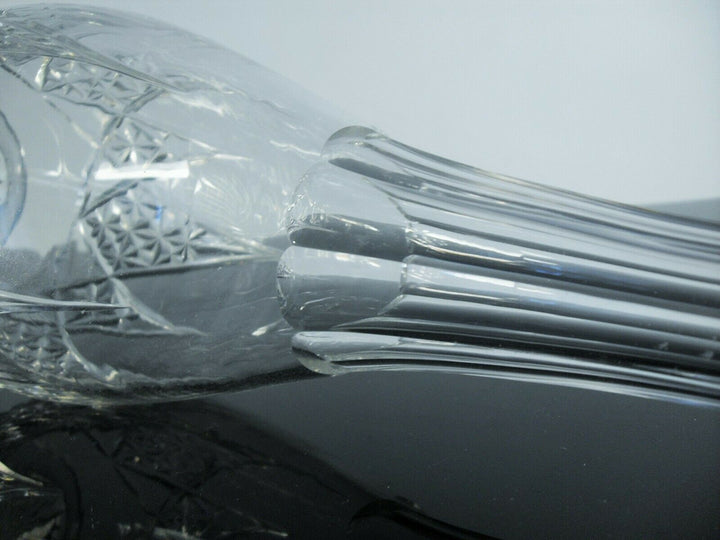 Antique Large Carafe Crystal Size Moulded Epiron Baccarat Front 1936