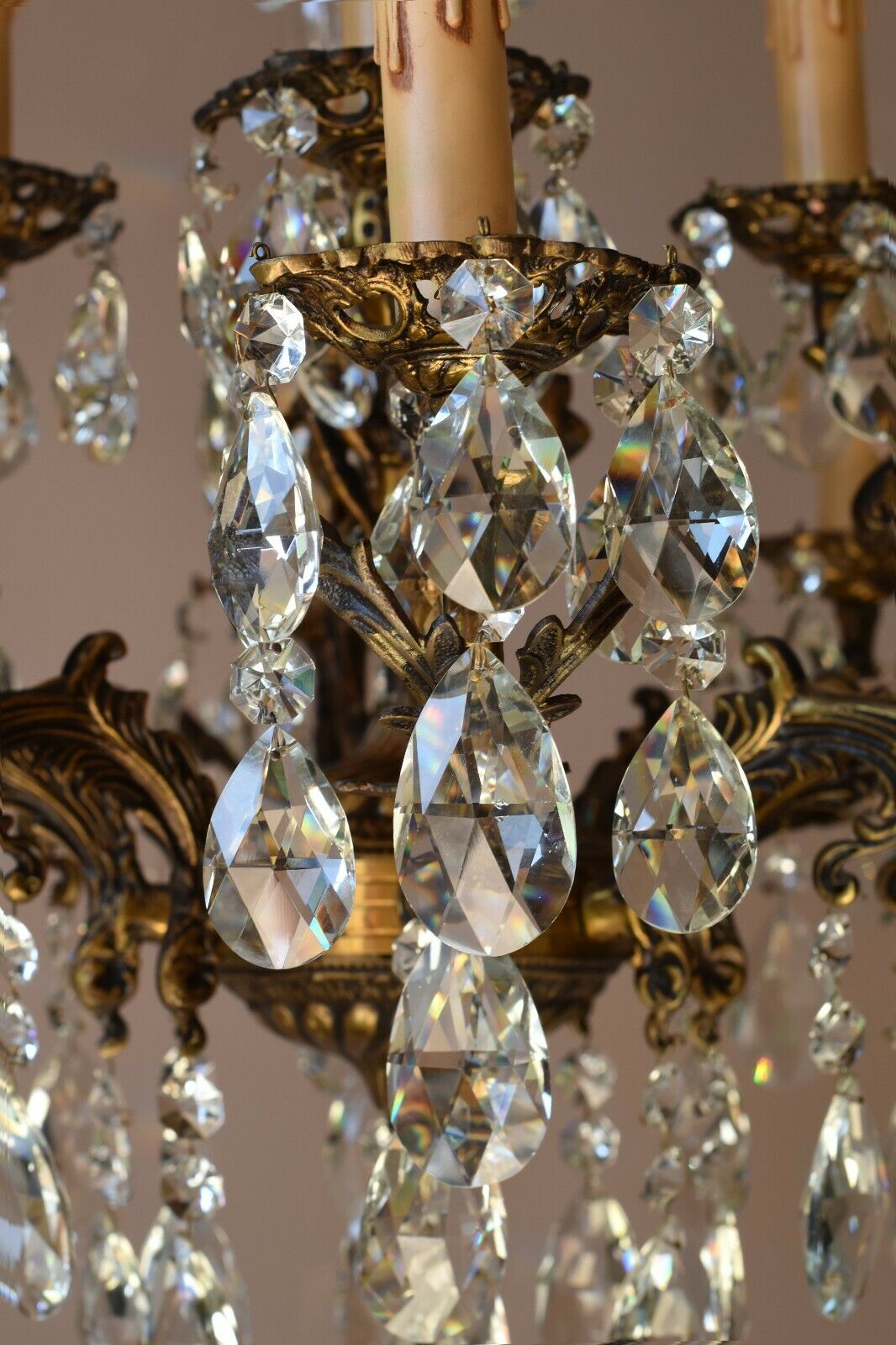 Antique Vintage, Maria Theresa Chandelier, Crystal Lighting Ceiling Lamp Pendant