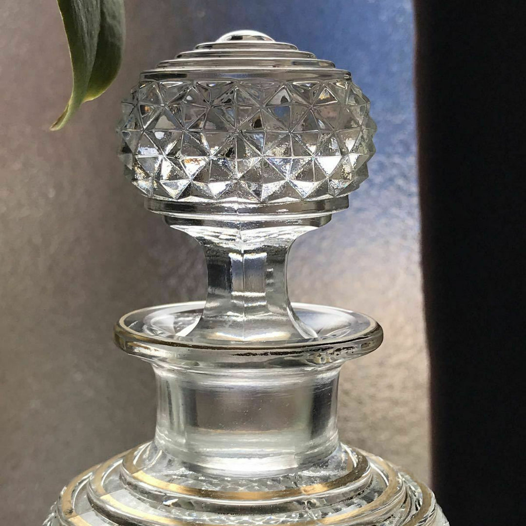 Baccarat diamant biseau perfume bottle flacorn crystal glass