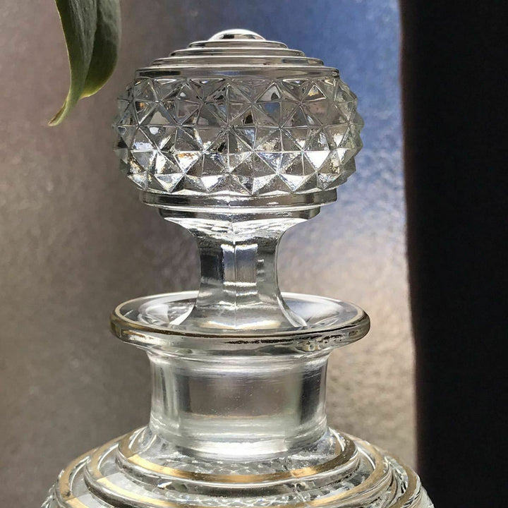 Baccarat diamant biseau perfume bottle flacorn crystal glass
