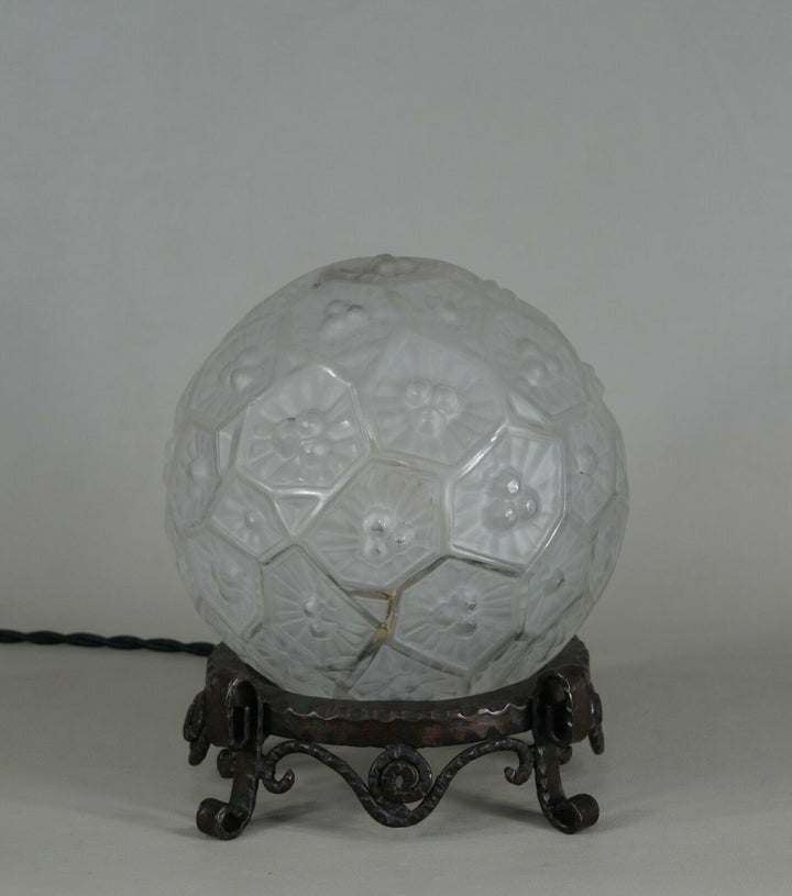 J.GAUTHIER : French 1930 art deco lamp ...... EJG J.Robert . muller degué era