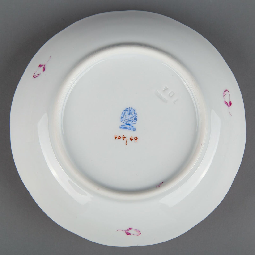 ヘレンド　アポニーピンク　カップ＆ソーサー　6客セット