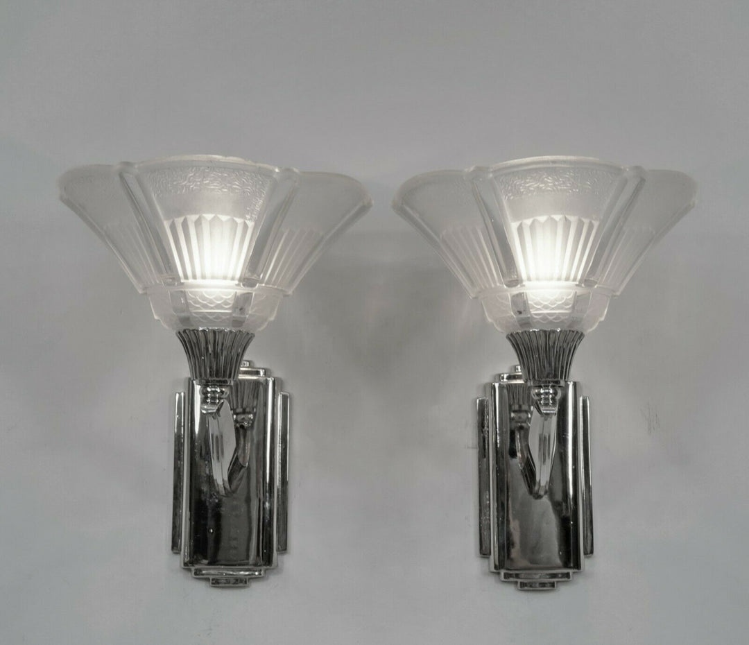 ミューラー兄弟　フランス1930年アールデコ ウォールランプ