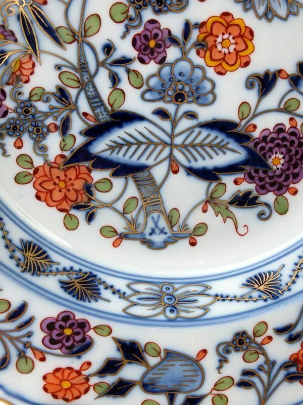 マイセン ブルーオニオン プレート（深皿） – アンティークテーブルウェア