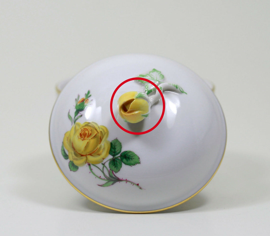 マイセン(Meissen)　モカサービス15点セット　イエローローズ　白磁　2級品