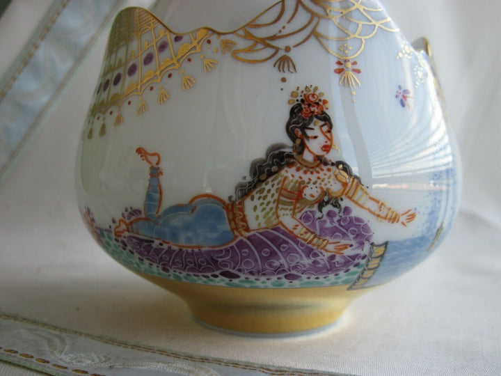 Schöne Meissen Zuckerdose in Dekor 1001 Nacht