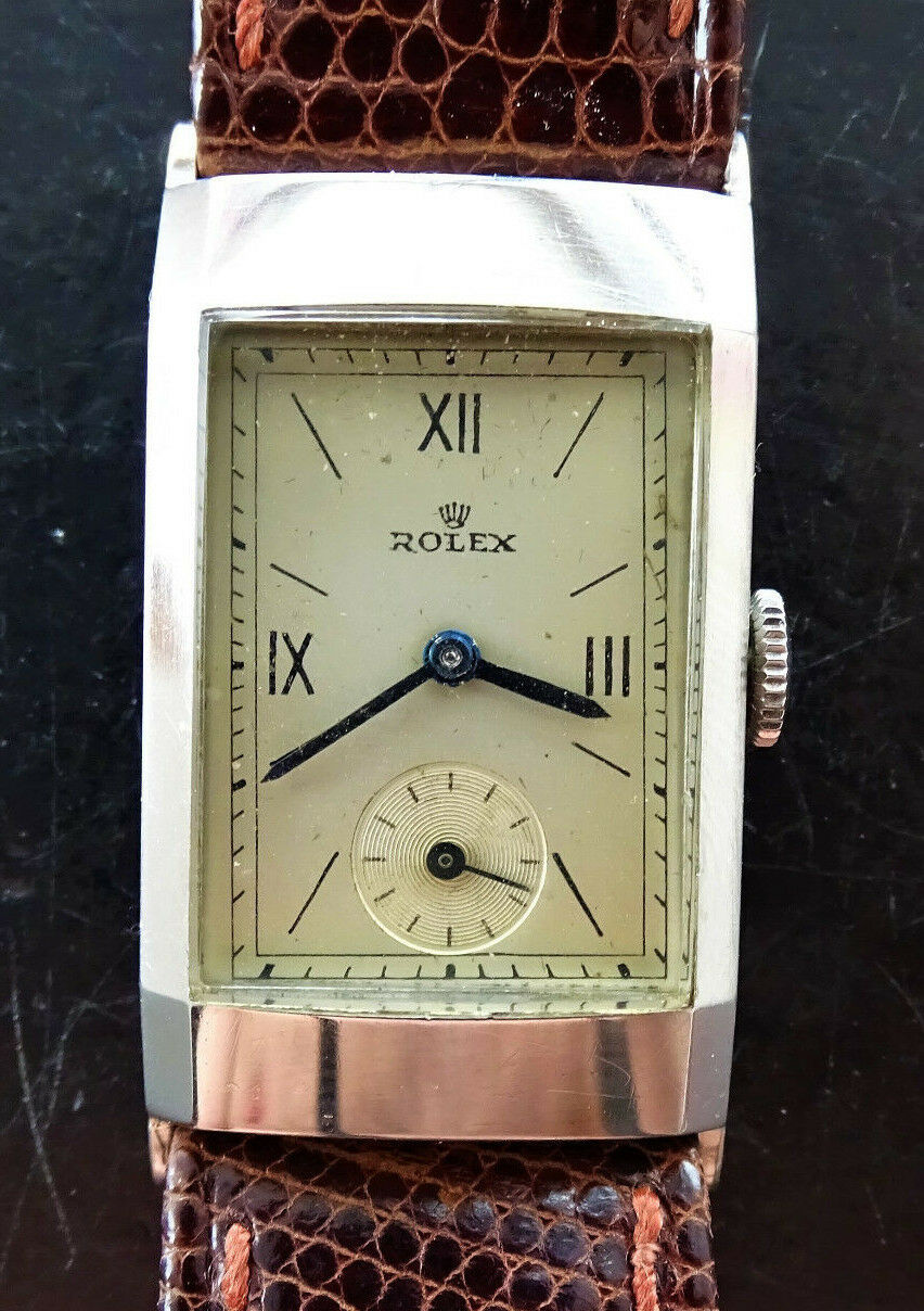 Rolex ♛ 2150 Art Deco Antique ELEGANT RARE Luxury Men's Doctor's Watch 1925