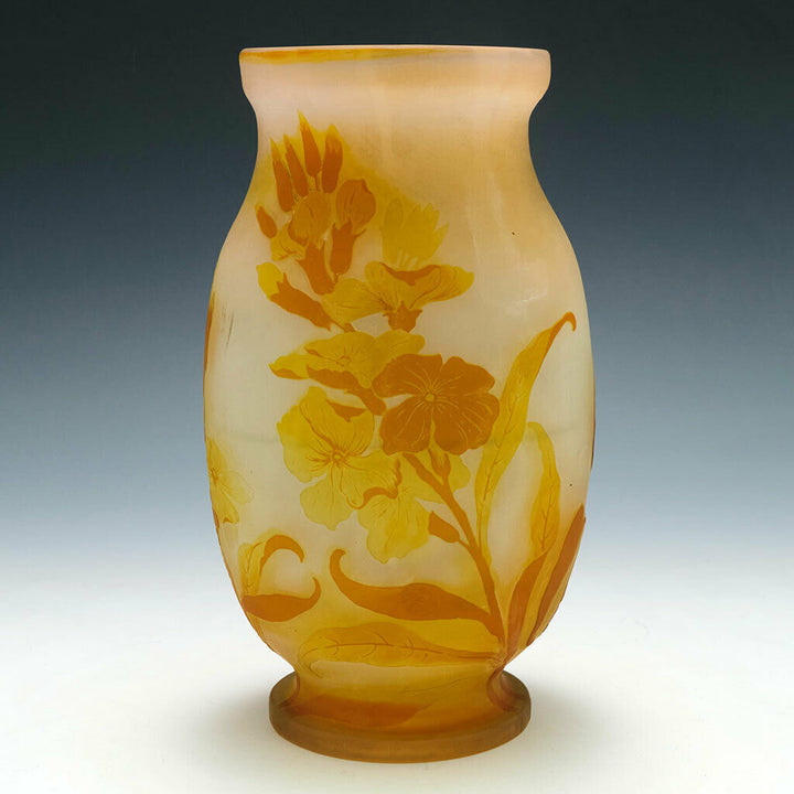 An Emile Galle Cameo Glass Vase c1900