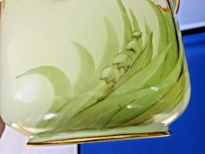 Vase-Lily of the Valley Pattern-3 Elephant Handles-Hand Painted Noritake Nippon