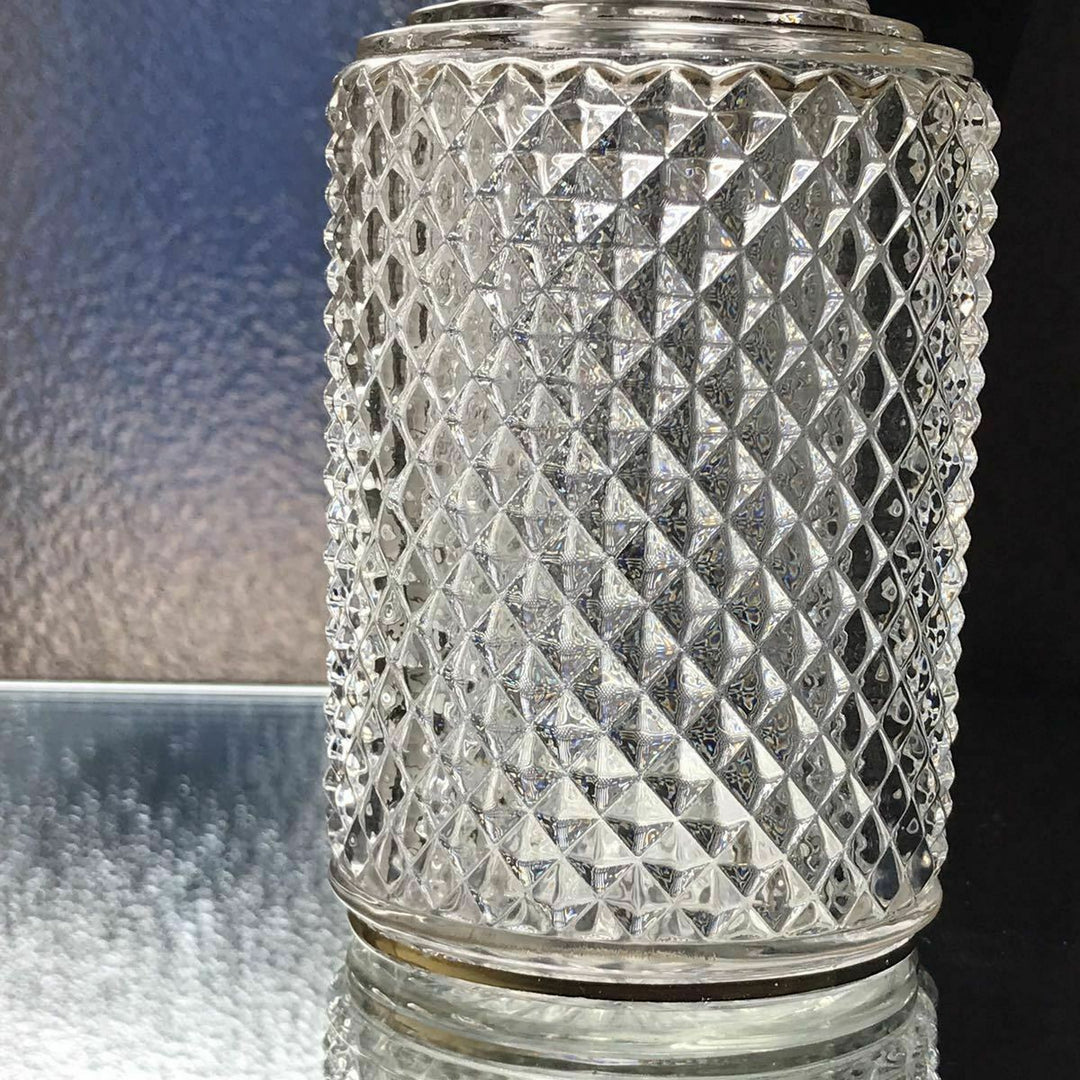 Baccarat diamant biseau perfume bottle flacorn crystal glass