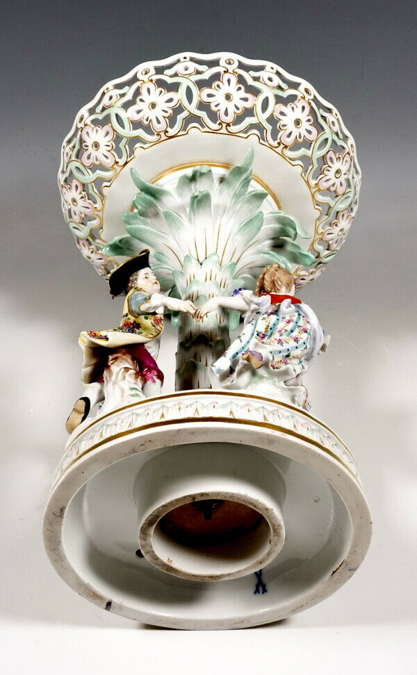 マイセン人形(MEISSEN)「踊る庭師の子供たち」