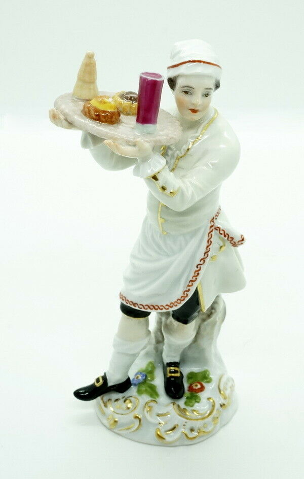 マイセン人形(MEISSEN)　パリの物売りシリーズ「焼き菓子とレモネードを売る男性」