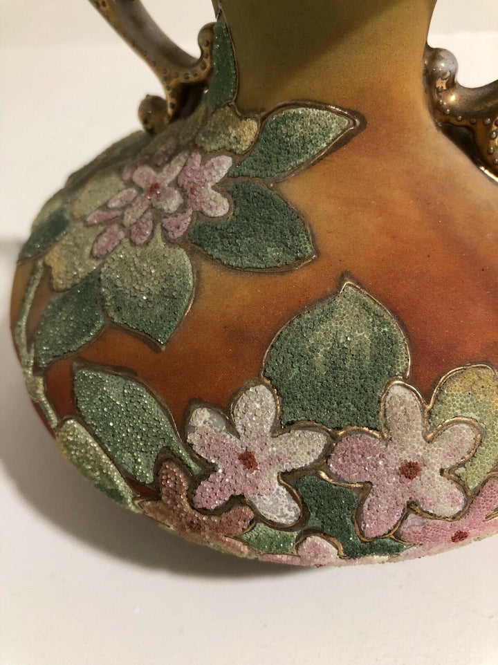 オールドノリタケ　コラレン　花瓶　1909年