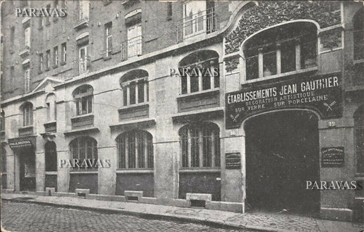 J.GAUTHIER : French 1930 art deco lamp ...... EJG J.Robert . muller degué era