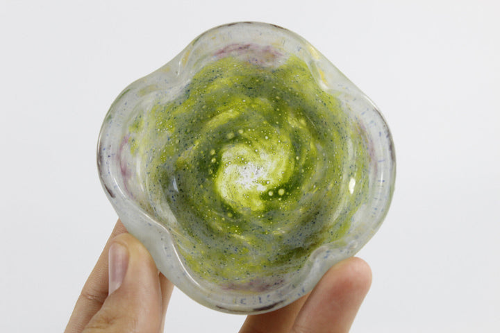 ドーム兄弟（ドームナンシー）沈丁花の花の豆皿