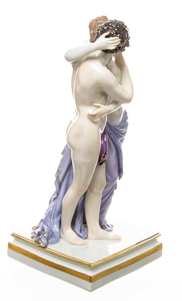 マイセン人形　キューピッドとプシュケー　ヨハン・カール　美の神話　一級品　D79