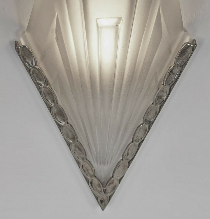 DEGUÉ デュゲ 1930年 フランス アールデコ調　ウォールスコーンランプ　ペア