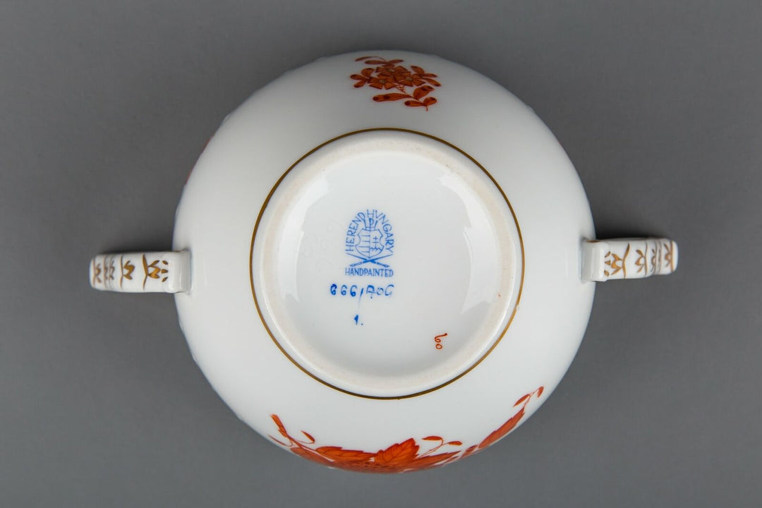 ヘレンド アポニーオレンジ　シュガーポット ヘレンド アポニーオレンジ シュガーポット ヘレンド シュガー