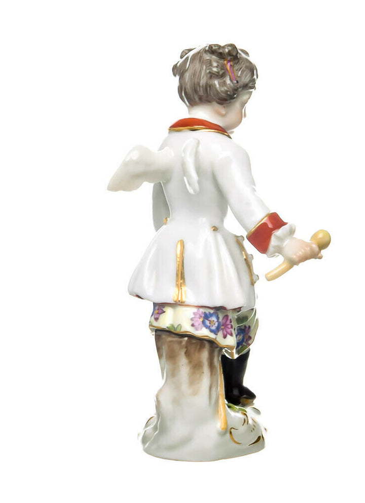 マイセン人形　将校に変装した小さなキュービッド　1850-1924