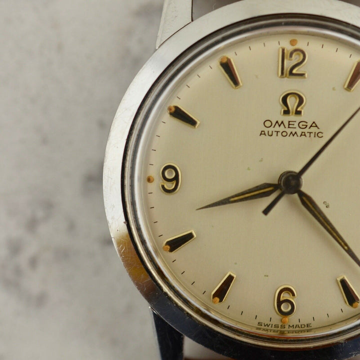 C1958 ヴィンテージ オメガ シーマスター 自動式 腕時計 Cal.Ω 470 型番14773-61 SC スチール製