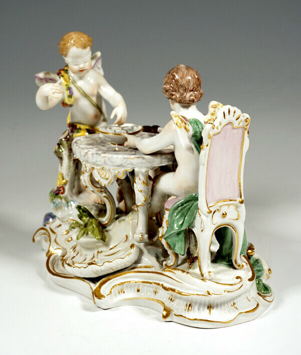 マイセン人形(MEISSEN)「愛のくじ引き」