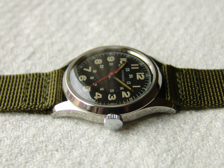 ヴィンテージ　第二次世界大戦期　34mm ロンジン　パイロット　ミリタリー　アワード 腕時計　1942-1951