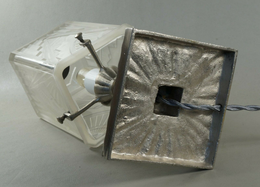 BOYREAU & HANOTS : French 1930 art deco lamp ....... muller daum era 1925 France