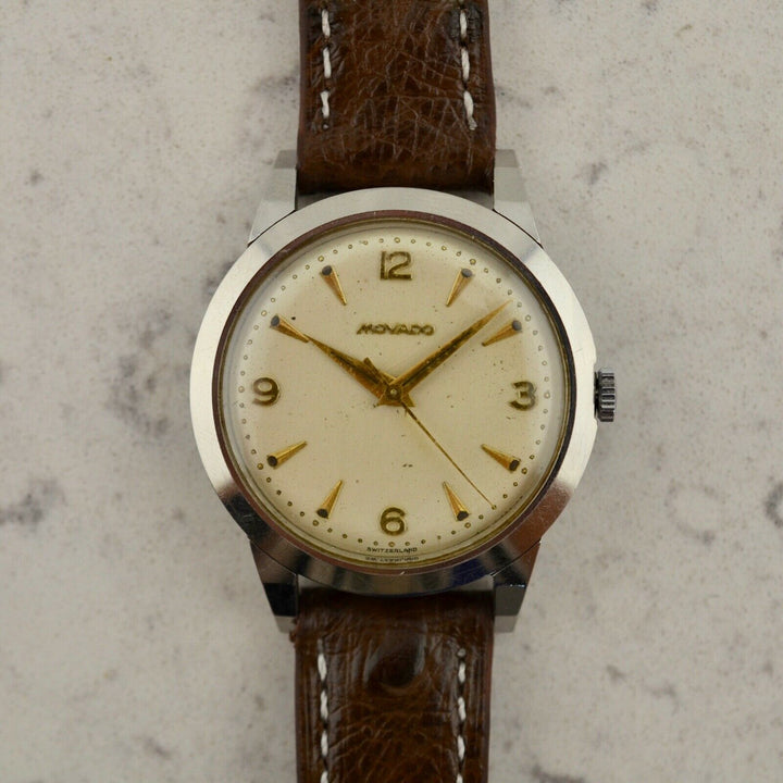 1950年　モバード腕時計 ヴィンテージ　カラトラバ　腕時計(参考番号：18629)(cal.261A)ステンレススチール製